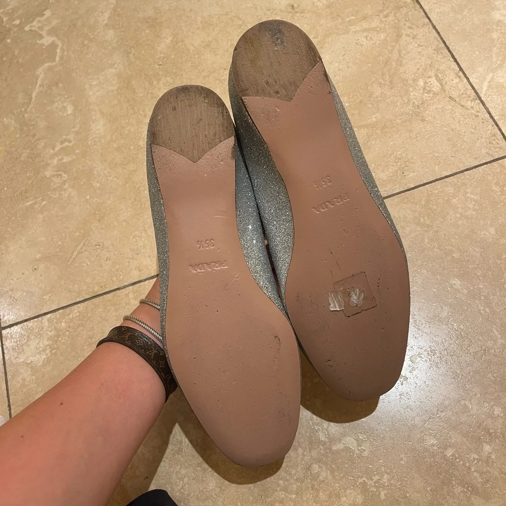 Prada vintage glitter loafers - Picture 3 of 3